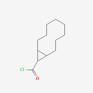 molecular formula C12H19ClO B13792740 Bicyclo[8.1.0]undecane-11-carbonyl chloride CAS No. 78293-83-1