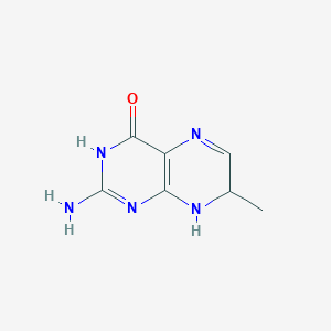 molecular formula C7H9N5O B13792751 2-Amino-7-methyl-7,8-dihydropteridin-4(1H)-one CAS No. 68375-50-8