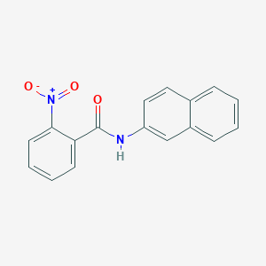 molecular formula C17H12N2O3 B13792761 N-Naphthalen-2-YL-2-nitro-benzamide CAS No. 6307-09-1