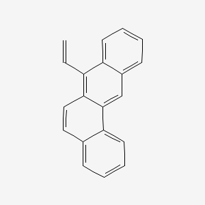 molecular formula C20H14 B13792840 BENZ(a)ANTHRACENE, 7-VINYL- CAS No. 61695-70-3