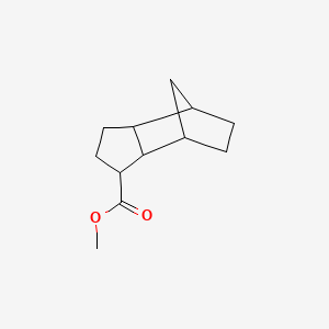 molecular formula C12H18O2 B13792904 Methyl octahydro-4,7-methano-1H-indenecarboxylate CAS No. 68039-79-2