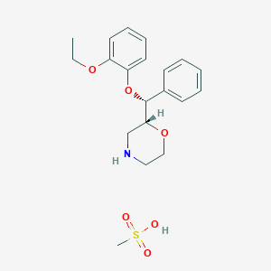 molecular formula C20H27NO6S B137930 Reboxetine mesylate CAS No. 141425-90-3