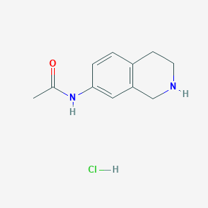 N-(1,2,3,4-Tetrahydroisoquinolin-7-yl)acetamide hydrochloride