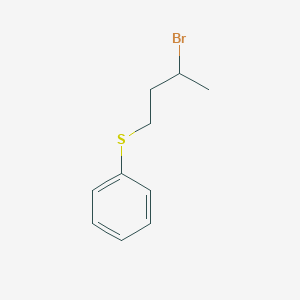 molecular formula C10H13BrS B1379303 [(3-Bromobutyl)sulfanyl]benzene CAS No. 1394041-75-8