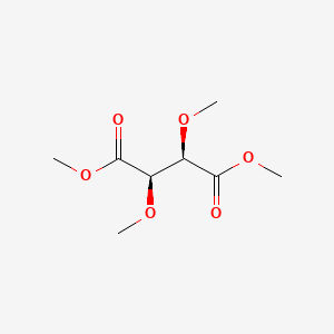 molecular formula C8H14O6 B13793050 (2R,3R)-2,3-Dimethoxysuccinic acid dimethyl ester 