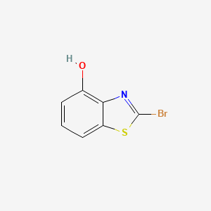 molecular formula C7H4BrNOS B1379309 2-Bromobenzo[d]thiazol-4-ol CAS No. 1260385-62-3