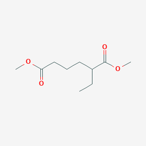 molecular formula C10H18O4 B13793095 Dimethyl 2-ethylhexanedioate CAS No. 26516-26-7