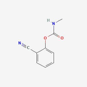 molecular formula C9H8N2O2 B13793102 Salicylonitrile methylcarbamate CAS No. 942-79-0