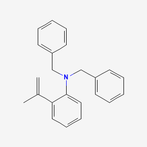 molecular formula C23H23N B13793124 Dibenzyl-(2-isopropenyl-phenyl)-amine CAS No. 81051-11-8