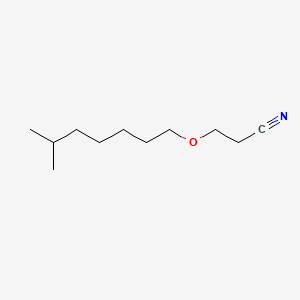 molecular formula C11H21NO B13793148 Propanenitrile, 3-(isooctyloxy)- CAS No. 68379-11-3