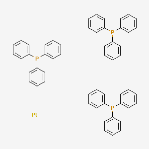 molecular formula C54H45P3Pt B13793162 Platinum, tris(triphenylphosphine)- CAS No. 13517-35-6