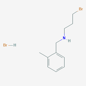 (3-Bromopropyl)[(2-methylphenyl)methyl]amine hydrobromide