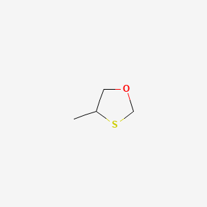 molecular formula C4H8OS B13793198 4-Methyl-1,3-oxathiolane CAS No. 24254-54-4