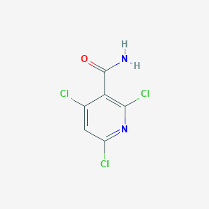 molecular formula C6H3Cl3N2O B1379321 2,4,6-Trichloronicotinamide CAS No. 53815-29-5
