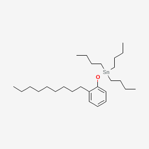 molecular formula C27H50OSn B13793222 Tributyl(nonylphenoxy)stannane 