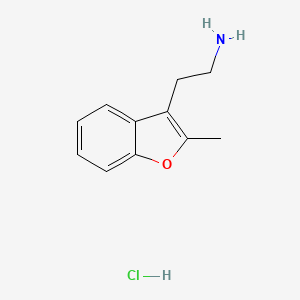 2-(2-Methyl-1-benzofuran-3-yl)ethan-1-amine hydrochloride