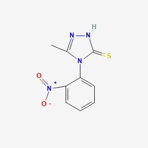 5-methyl-4-(2-nitrophenyl)-4H-1,2,4-triazole-3-thiol