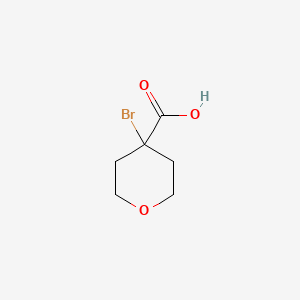 molecular formula C6H9BrO3 B1379333 4-Bromooxane-4-carboxylic acid CAS No. 1803600-06-7