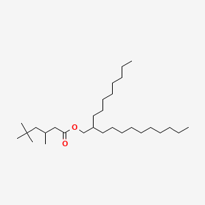 molecular formula C29H58O2 B13793410 2-Octyldodecyl 3,5,5-trimethylhexanoate CAS No. 98072-02-7