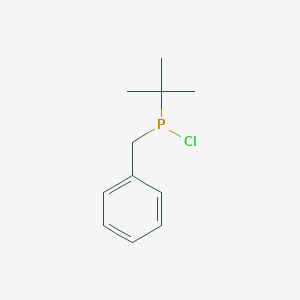 molecular formula C11H16ClP B13793427 t-Butyl-benzyl-phosphinyl chloride 