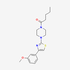molecular formula C19H25N3O2S B13793550 Oxiranecarboxamide,N-methoxy-N,3,3-trimethyl- 