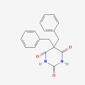 molecular formula C18H16N2O3 B13793637 Barbituric acid, 5,5-dibenzyl- CAS No. 26371-47-1