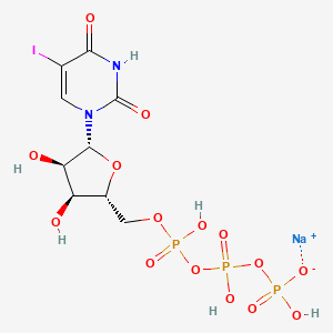 molecular formula C9H13IN2NaO15P3 B13793759 5I-UTP sodium salt 