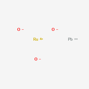 molecular formula O3PbRu B13793796 Lead ruthenium oxide 