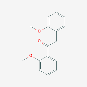 molecular formula C16H16O3 B13793853 1,2-Bis(2-methoxyphenyl)ethanone CAS No. 66659-59-4