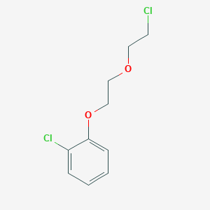 molecular formula C10H12Cl2O2 B13793861 1-Chloro-2-[2-(2-chloroethoxy)ethoxy]benzene CAS No. 7501-11-3