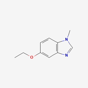 molecular formula C10H12N2O B13793958 5-ethoxy-1-methyl-1H-benzo[d]imidazole 