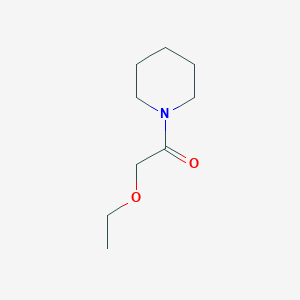 molecular formula C9H17NO2 B13793993 2-Ethoxy-1-piperidin-1-ylethanone CAS No. 600140-45-2