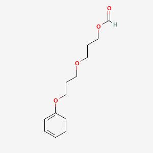 molecular formula C13H18O4 B13793994 1-Propanol, 3-(3-phenoxypropoxy)-, formate CAS No. 6290-35-3