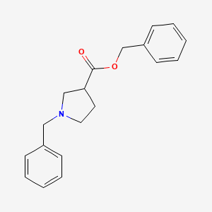 molecular formula C19H21NO2 B1379403 Benzyl N-Benzylpyrrolidine-3-carboxylate CAS No. 570423-97-1