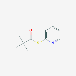 molecular formula C10H13NOS B13794102 S-Pyridin-2-yl 2,2-dimethylpropanethioate CAS No. 81357-57-5