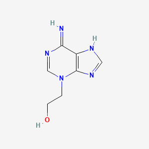 molecular formula C7H9N5O B13794181 3-(2-Hydroxyethyl)adenine CAS No. 50595-17-0