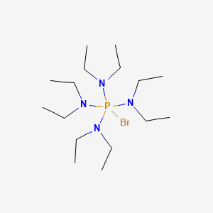 molecular formula C16H40BrN4P B13794197 Tetra(diethylamino)phosphonium bromide CAS No. 80920-63-4