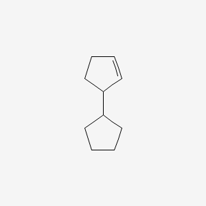 molecular formula C10H16 B13794198 3-Cyclopentylcyclopentene CAS No. 2690-17-7