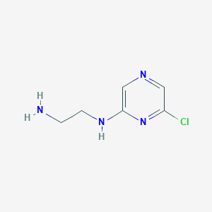 molecular formula C6H9ClN4 B1379422 N-(2-aminoethyl)-6-chloropyrazin-2-amine CAS No. 1138220-48-0
