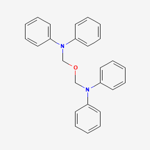 molecular formula C26H24N2O B13794222 N,N'-[Oxybis(methylene)]bis[N-phenylaniline] CAS No. 57468-27-6