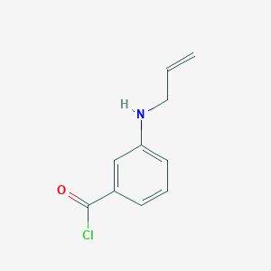 molecular formula C10H10ClNO B13794230 3-[(Prop-2-en-1-yl)amino]benzoyl chloride CAS No. 757140-32-2