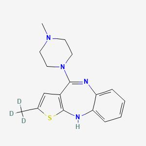 molecular formula C17H20N4S B13794322 Olanzapine D3 