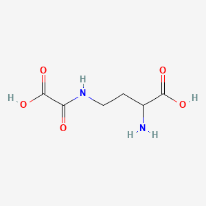molecular formula C6H10N2O5 B13794330 2-Amino-4-(carboxyformamido)butanoic acid CAS No. 5302-43-2