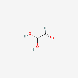 molecular formula C2H4O3 B13794347 Dihydroxyacetaldehyde CAS No. 631-59-4