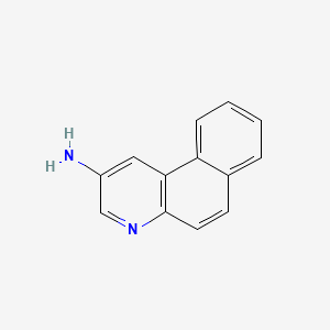 molecular formula C13H10N2 B13794441 2-Aminobenzo(f)quinoline CAS No. 68633-88-5