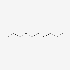 molecular formula C13H28 B13794527 2,3,4-Trimethyldecane CAS No. 62238-15-7