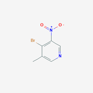 molecular formula C6H5BrN2O2 B1379456 4-bromo-3-methyl-5-nitroPyridine CAS No. 179677-09-9