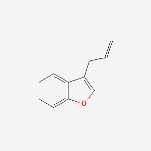 molecular formula C11H10O B13794563 3-Allylbenzofuran CAS No. 59514-10-2