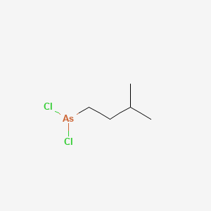 molecular formula C5H11AsCl2 B13794719 Arsine, dichloroisopentyl- CAS No. 64049-23-6