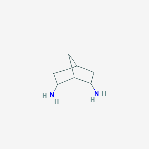 molecular formula C7H14N2 B13794802 Bicyclo[2.2.1]heptane-2,6-diamine CAS No. 247933-34-2